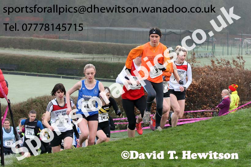 Senior women, Durham Cathedral Cross Country Relays. Photo: David T. Hewitson/Sports for All Pics